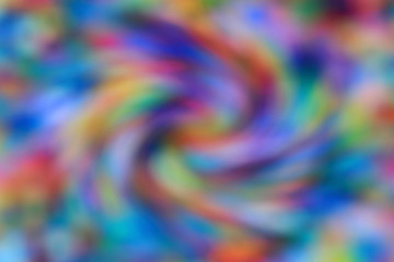 Spiral colorful background image in mosaic form with a movement
