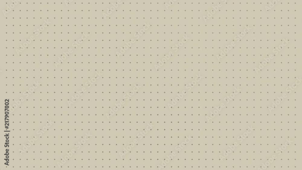 Poster Loopable Minimal Motion Graphic Background with Spinning Plus Signs and Neutral Background