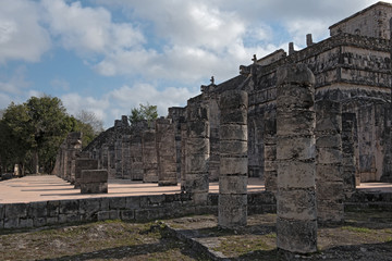 ruins, pyramid and temples  in Chichen Itza, Yucatan, Mexico4