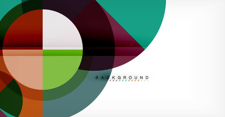 Obraz premium Vector circle abstract background