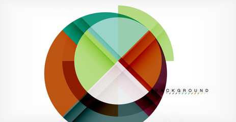 Obraz premium Vector circle abstract background