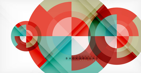 Fototapeta premium Wektorowy okręgu abstrakta tło