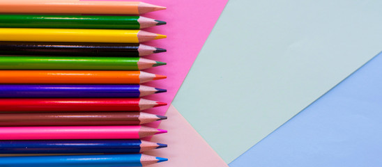 Fototapeta premium Colored pencils