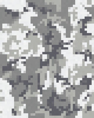 Digital fashionable camouflage pattern, fashion design. Seamless illustration