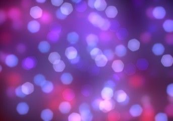 Bright bokeh on dark background.