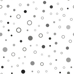 Light Gray vector seamless template with circles.