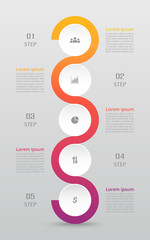 Step by step infographic.