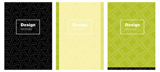 Light Green, Yellow vector pattern for magazines.