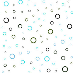 Light Blue, Green vector seamless cover with spots.