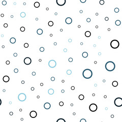 Dark BLUE vector seamless cover with spots.