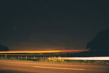 Stra&szlig;e in der Nacht