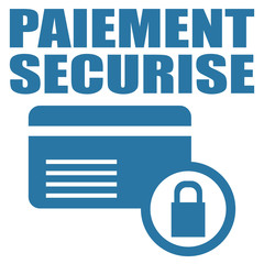 Logo paiement sécurisé.