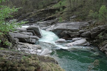 Verzasca Tal in der Nähe von Ascona in der Schweiz