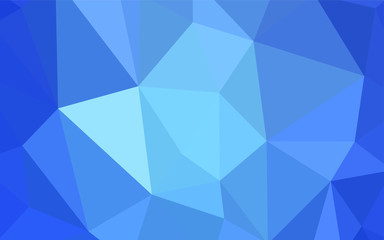 Obraz premium Light BLUE vector abstract mosaic backdrop.