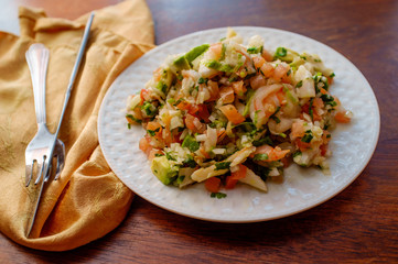 Peruvian Shrimp Ceviche