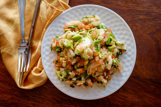 Peruvian Shrimp Ceviche