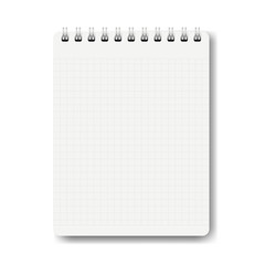 Notebook Isolated White Background
