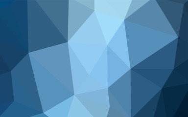 Dark Blue, Red vector polygonal pattern.