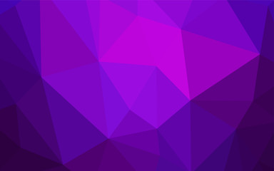 Fototapeta premium Light Pink vector polygon abstract background.