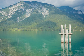 Ausblick auf Achensee in Tirol