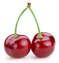 cherry isolated on white