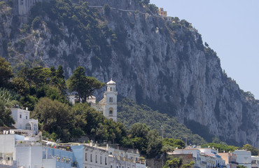 Obraz premium Capri, Italy Rugged Coastline 
