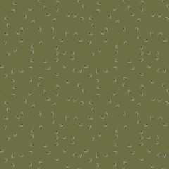UFO military camouflage seamless pattern in green and different shades of brown color