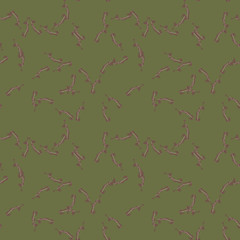 UFO military camouflage seamless pattern in green and different shades of brown color