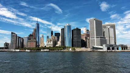 Fototapeta na wymiar skyline new york manhattan