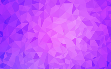 Obraz premium Light Purple vector polygon abstract backdrop.