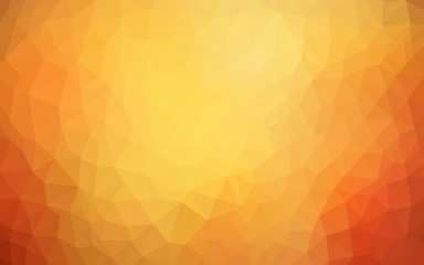 Light Orange vector low poly texture.