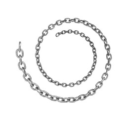 Цепь в виде заветка, 3d иллюстрации