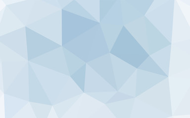 Fototapeta premium Light BLUE vector shining triangular backdrop.