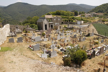 Cimetière de Saint André de Majencoules, Cévennes	