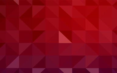 Obraz premium Dark Red vector abstract mosaic backdrop.