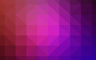 Obraz premium Light Pink, Blue vector triangle mosaic template.