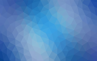 Light BLUE vector gradient triangles pattern.