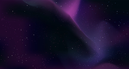 Vector flat space design background with small elements © Premium_art