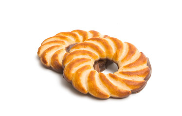 Fototapeta na wymiar biscuits rings isolated