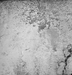 Dried old wall. Stained wall. Old grunge background.