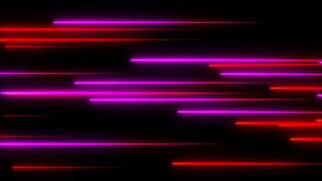 Horizontal Streaks of Light Version 01 Colorful Abstract Animation Motion Background Seamless Loop Pink Red Violet