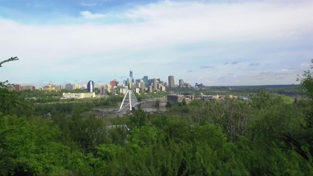 Aerial view of Edmonton
