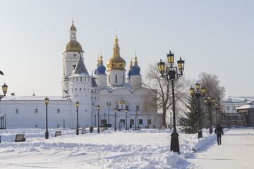 Church in Tobolsk in the winter