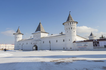 The Kremlin in Tobolsk in the winter