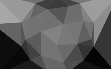 Obraz premium Light Gray vector polygonal background.
