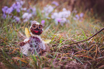 chestnut animal figure in nature