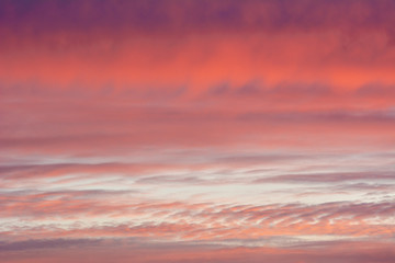 Fototapeta premium Background of the evening sky and amazing clouds.