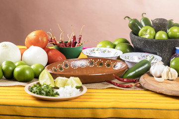 Typical Mexican cuisine.Delicious and typical food