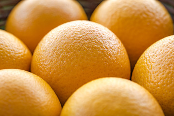Oranges close-up