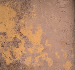 Dried cracked wall painted. Texture backdrop.